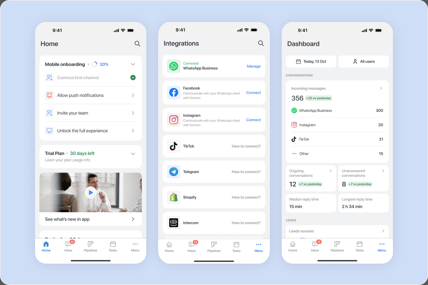 Home & Onboarding Experience